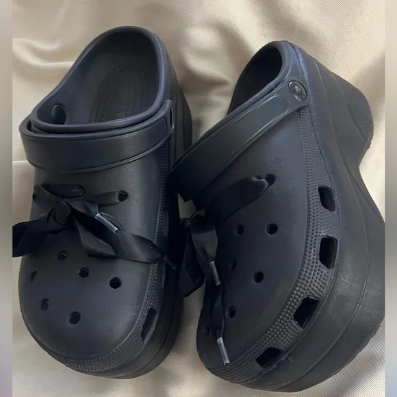 Cape Robbin Gardener Chunky Platform Clogs Ankle Strap Slip On Sandal 10 M Black - Picture 3 of 6